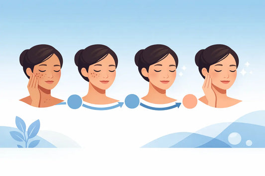 Dark Spot Correction Results Timeline