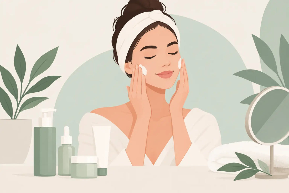 Sensitive Skin Routine Example for a Calm Glow