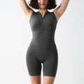 Tummy Control & Hip Lift Jumpsuit for Women – Short Sleeve Fitness Unitard, 50% OFF