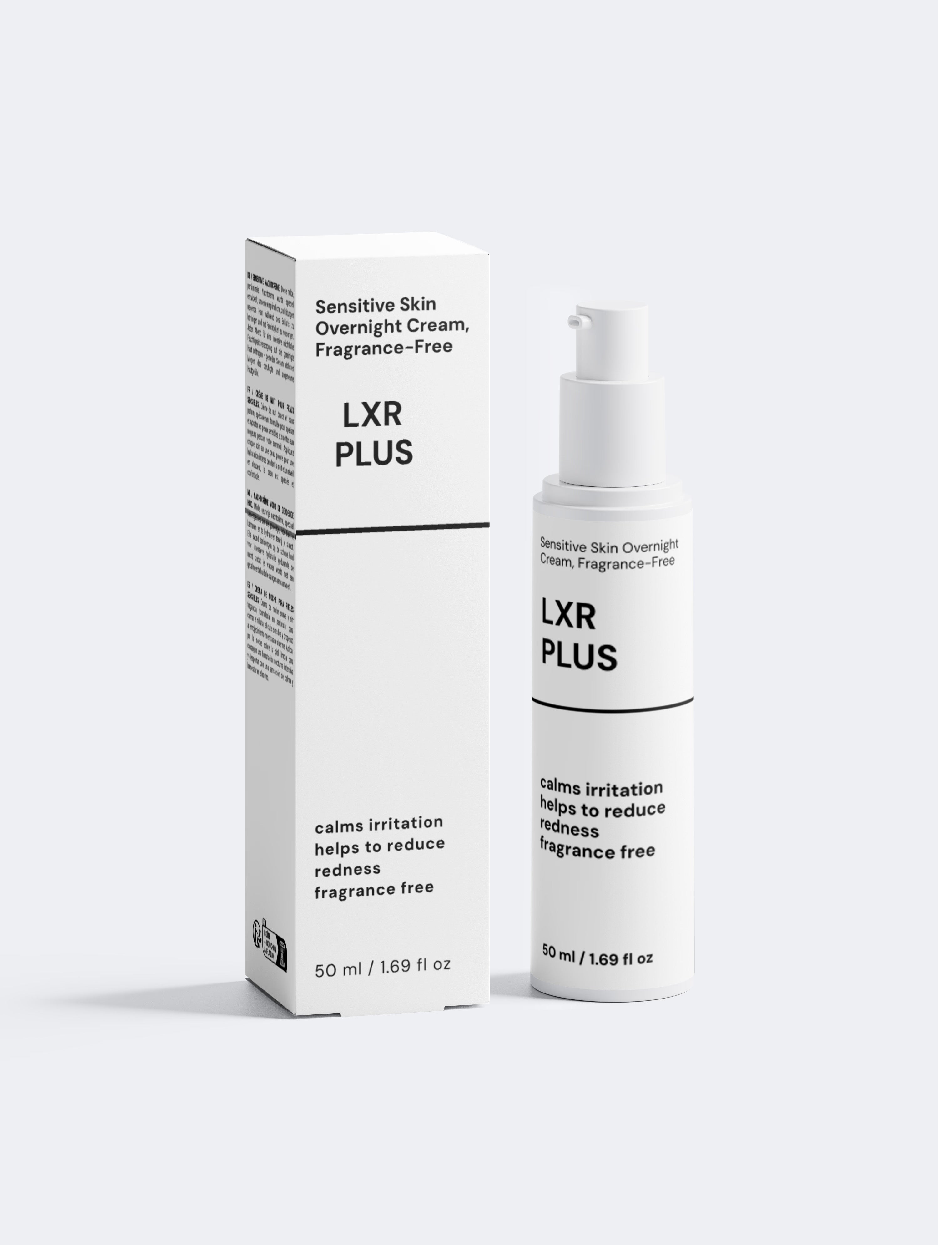 Sensitive Skin Overnight Cream, Fragrance-Free
